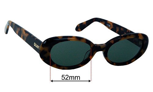 Quay Felt Cute  Lentilles de Remplacement 52mm wide 