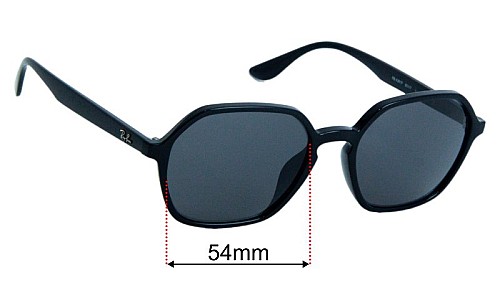 Ray-Ban RB4361F Lentilles de Remplacement 54mm wide 