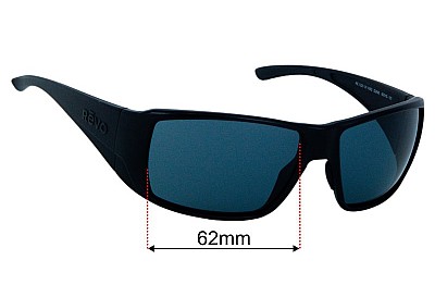 Revo RE1225 Verres de Remplacement 62mm wide 