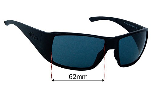Revo RE1225  Lentilles de Remplacement 62mm wide 
