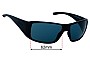Sunglass Fix Verres de Remplacement pour Revo RE1225 - 62mm Wide 