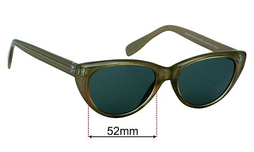 Savage Grace  Replacement Lenses 52mm wide 