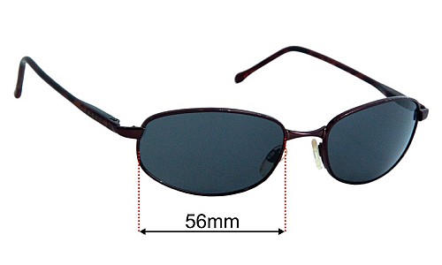 Serengeti Syros Verres de Remplacement 56mm wide 