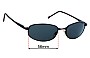 Sunglass Fix Verres de Remplacement pour Serengeti Syros - 56mm Wide 