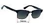 Sunglass Fix Replacement Lenses for Maui Jim MJ257 Kawika - 54mm Wide 