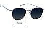 Sunglass Fix Ersatzgläser für Oliver Peoples OV1230ST Board Meeting 2 - 49mm Wide 