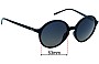 Sunglass Fix Lentes de Repuesto para Ray-Ban RB4304 - 53mm Wide 