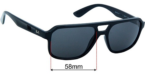 Ray-Ban RB4414-M Scuderia Ferrari Collection 58mm Lenses