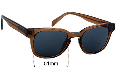 Specsavers Stradbroke Sun Rx Lentes de Repuesto 51mm wide 