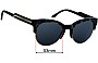 Sunglass Fix Ersatzgläser für Stella McCartney SM4042 - 53mm Wide 
