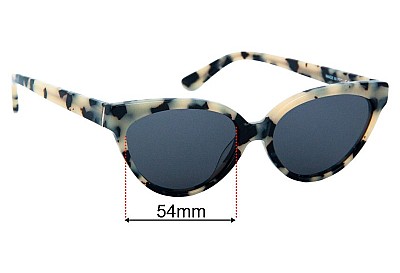 Velvet Canyon Beat Generation Ersatzgläser 54mm wide 