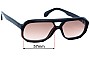 Sunglass Fix Ersatzgläser für Childe Audio - 57mm Wide 
