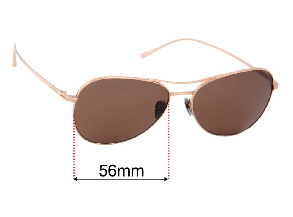 Sunglass Fix Replacement Lenses for Chanel 2190-T - 56mm Wide Sunglass Fix Replacement Lenses for Chanel 2190-T - 56mm Wide