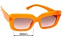 Sunglass Fix Verres de Remplacement pour Childe Siren - 52mm Wide 