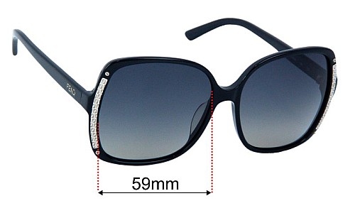Fendi FS 5098 Lentilles de Remplacement 59mm wide 