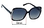 Sunglass Fix Verres de Remplacement pour Fendi FS 5098 - 59mm Wide 