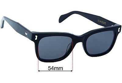 Magnoli Clothiers Elwood Ersatzgläser 54mm wide 