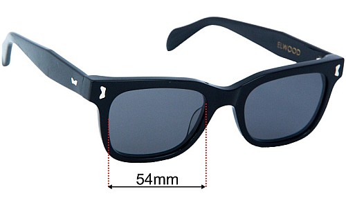 Magnoli Clothiers Elwood Ersatzgläser 54mm wide 