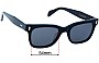 Sunglass Fix Ersatzgläser für Magnoli Clothiers Elwood - 54mm Wide 