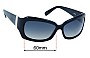 Sunglass Fix Ersatzgläser für Morrissey Jackie Oh Baby - 60mm Wide 