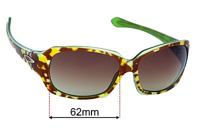 Oakley Script Verres de Remplacement 62mm wide 