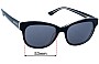 Sunglass Fix Replacement Lenses for Oroton  Lyra - 53mm Wide 