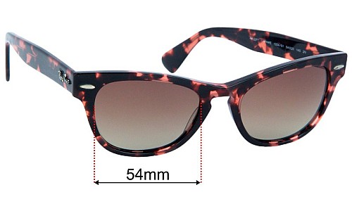 Sunglass Fix Replacement Lenses Ray-Ban RB2201 Laramie - 54mm Wide 