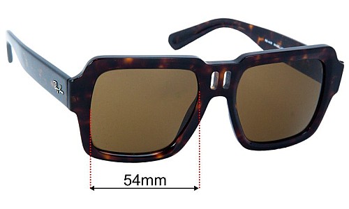 Ray-Ban RB4408 Magellan Replacement Lenses 54mm wide 