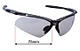 Sunglass Fix Verres de Remplacement pour Sundog Vintage Pace - 75mm Wide 