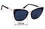 Sunglass Fix Replacement Lenses for Tom Ford Simona TF717 - 57mm Wide 
