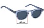 Sunglass Fix Replacement Lenses for Vaanyard Static - 48mm Wide 