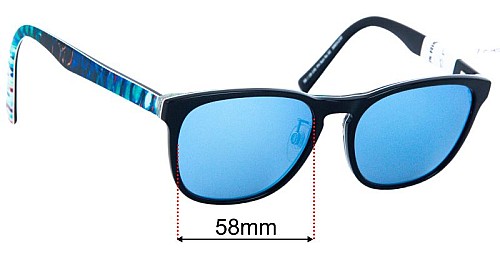 Specsavers FH Sun Rx 02 58mm Replacement Lenses