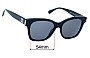 Sunglass Fix Replacement Lenses for Chanel 5482-H - 54mm Wide 