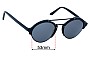Sunglass Fix Ersatzgläser für Illesteva  Milan 2 - 53mm Wide 
