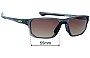 Sunglass Fix Verres de Remplacement pour Oakley Crosslink Fit OX8136 - 55mm Wide 