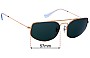 Sunglass Fix Lentes de Repuesto para Ray-Ban RB3845 Explorer V - 57mm Wide 