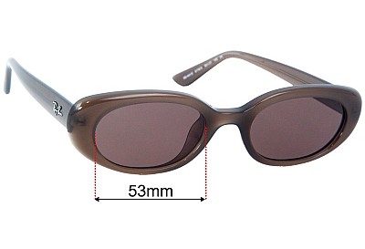 Ray-Ban RB4441D Verres de Remplacement 53mm wide 