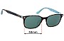 Sunglass Fix Replacement Lenses for Ray-Ban RB5375F - 53mm Wide 