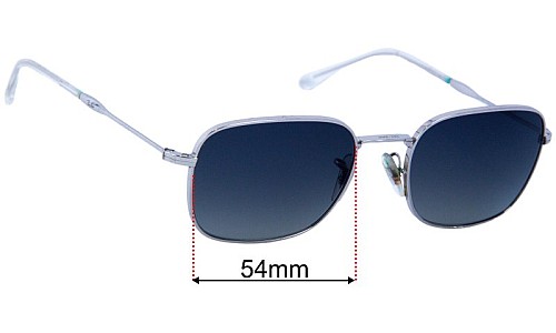 Ray-Ban RB3706 Replacement Lenses 54mm wide 