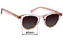 Sunglass Fix Replacement Lenses for Toms  Dustin C - 46mm Wide 