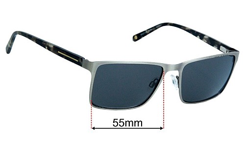 Alex Perry AP Men 13 Lentilles de Remplacement 55mm wide 