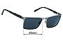 Sunglass Fix Verres de Remplacement pour Alex Perry AP Men 13 - 55mm Wide 