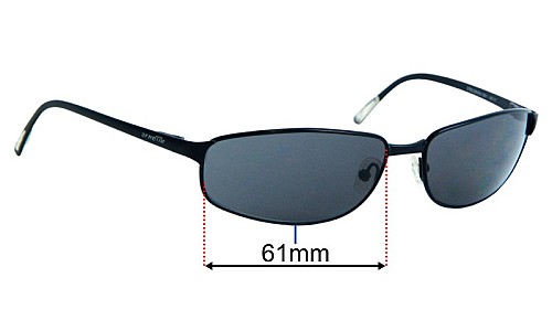 Arnette Steel Demon AN3001 Lentes de Repuesto 61mm wide 