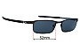 Sunglass Fix Replacement Lenses for Oakley TinCup OX3184 - 52mm Wide 