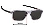 Sunglass Fix Verres de Remplacement pour Oakley Wheel House OX8166 - 54mm Wide 