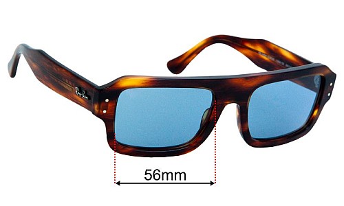 Ray-Ban RB4454 Lukas  Replacement Lenses 56mm wide 