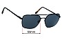 Sunglass Fix Replacement Lenses for Specsavers John Dory Sun Rx - 59mm Wide 