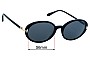 Sunglass Fix Replacement Lenses for Tom Ford Raquel-02 TF922 - 56mm Wide 