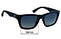 Sunglass Fix Ersatzgläser für Von Zipper Wildlife Mode - 54mm Wide 