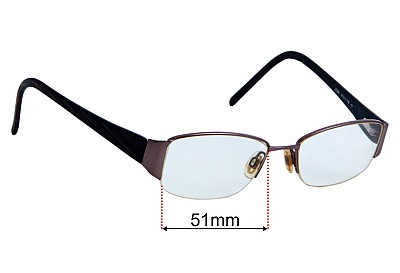 Zarah Jane  Z1004 Replacement Lenses 51mm wide 